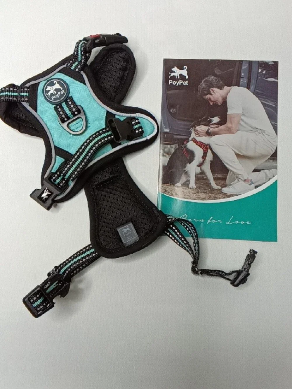 No Pull Dog 🐶 Harness, Adjustable Leash Size XS